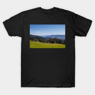 Blue sky and mountains T-Shirt